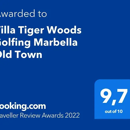 Villa Tiger Woods Golfing Marbella Old Town Villa Marbella